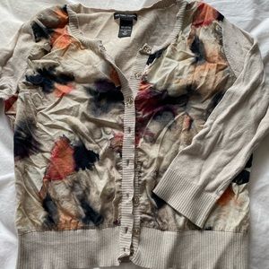 New York & Company multi color cardigan Size: Medium